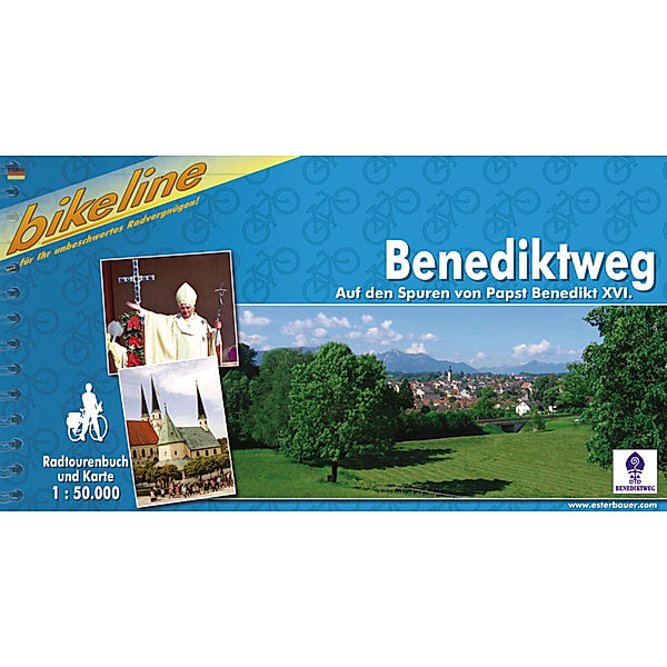 Bikeline Radtourenbücher / Bikeline Radtourenbuch Benediktweg
