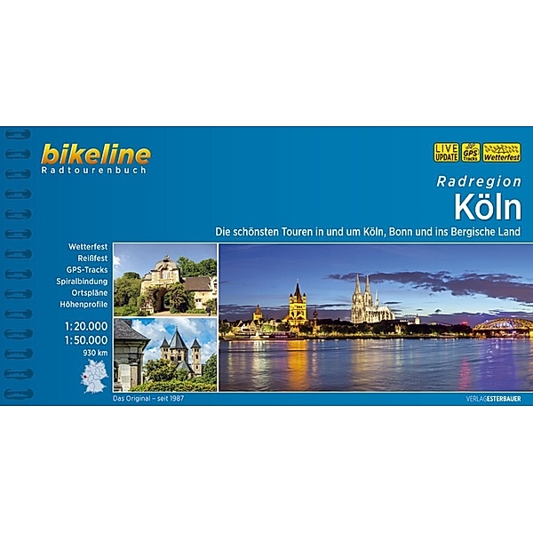 Bikeline Radtourenbücher / Bikeline Radtourenbuch Radregion Köln