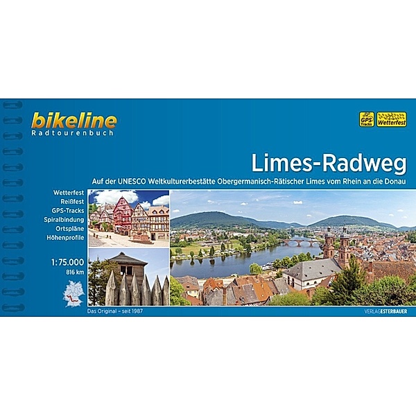 Bikeline Radtourenbücher / Bikeline Radtourenbuch Limes-Radweg