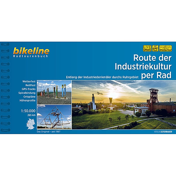 Bikeline Radtourenbücher / Bikeline Radtourenbuch Route der Industriekultur per Rad