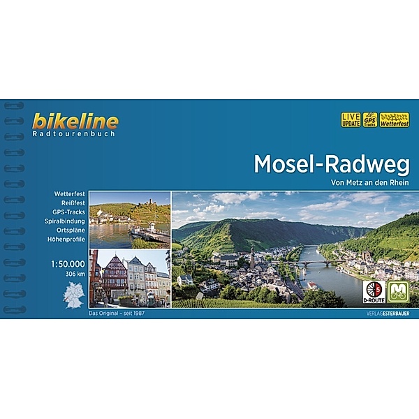 Bikeline Radtourenbücher / Mosel-Radweg