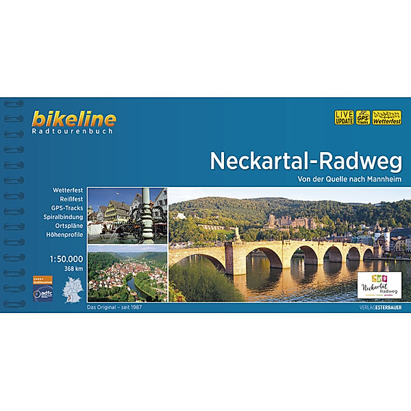 Bikeline Radtourenbücher / Neckartal-Radweg