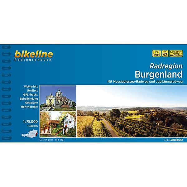 Bikeline Radtourenbücher / Radregion Burgenland