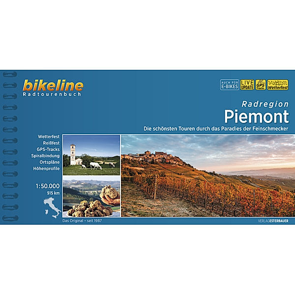 Bikeline Radtourenbücher / Radregion Piemont