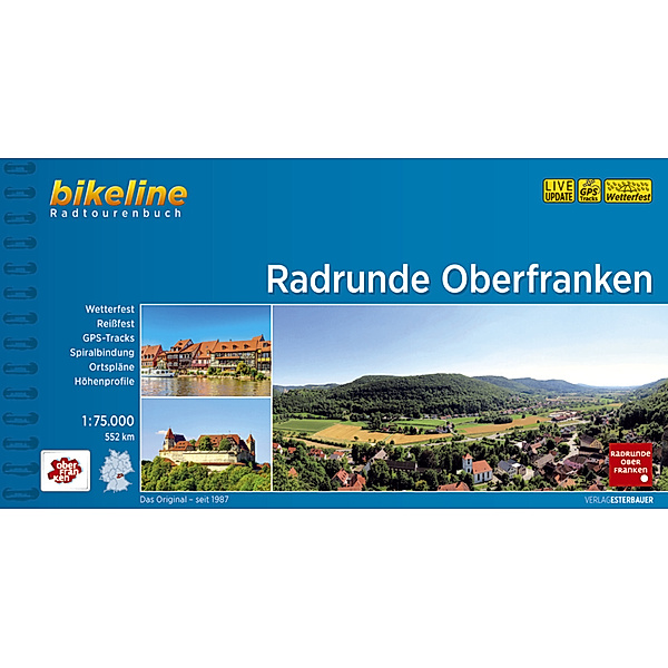 Bikeline Radtourenbücher / Radrunde Oberfranken, Esterbauer Verlag