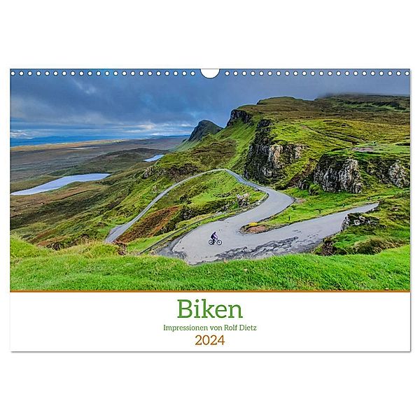 Biken - Impressionen von Rolf Dietz (Wandkalender 2024 DIN A3 quer), CALVENDO Monatskalender, Rolf Dietz