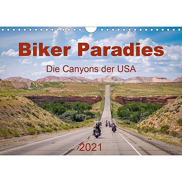 Biker Paradies - Die Canyons der USA (Wandkalender 2021 DIN A4 quer), Michael Brückmann, MIBfoto