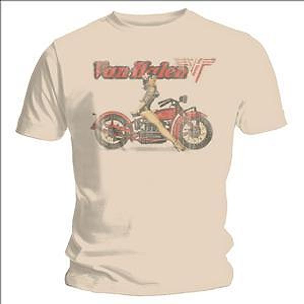 Biker Pin Up T-Shirt (Snd) (S), Van Halen