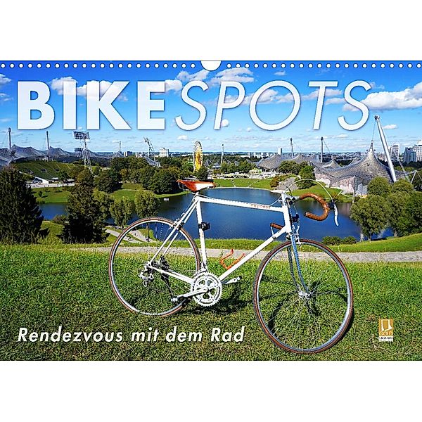 BIKESPOTS - Rendezvous mit dem Rad (Wandkalender 2023 DIN A3 quer), Wilfried Oelschläger
