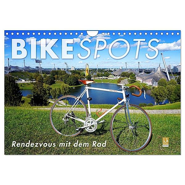 BIKESPOTS - Rendezvous mit dem Rad (Wandkalender 2024 DIN A4 quer), CALVENDO Monatskalender, Wilfried Oelschläger
