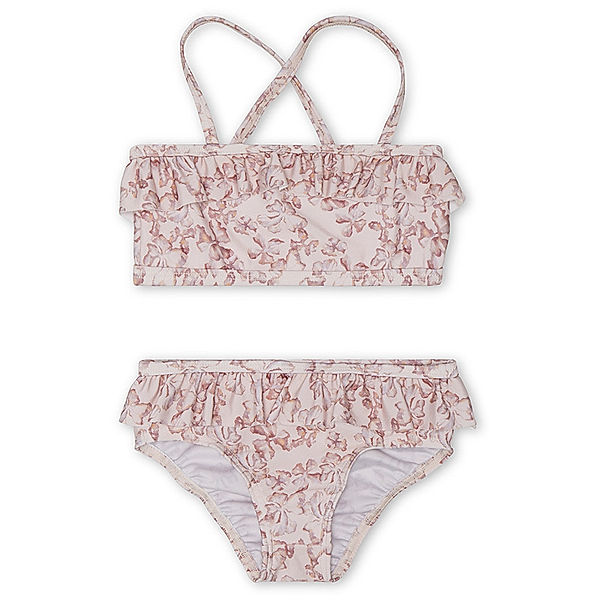 MINI A TURE Bikini GITHA – GROßE BLUMEN in hellrosa