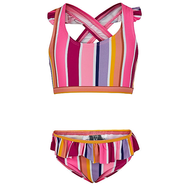 Color Kids Bikini SUMMER STRIPES in cotton candy