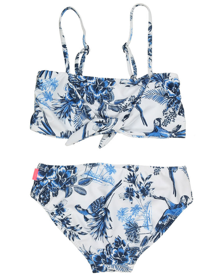 Bikini TROPO BANDANA 2-teilig in weiß blau kaufen