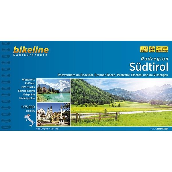 Bikline Radtourenatlas Radregion Südtirol