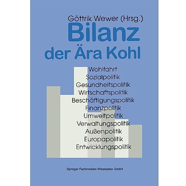 Bilanz der Ära Kohl / Gegenwartskunde - Sonderheft Bd.10