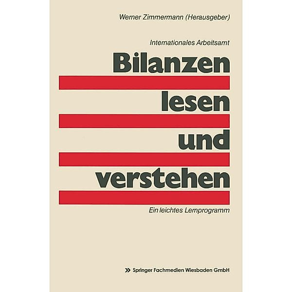 Bilanzen lesen und verstehen, Werner Zimmermann