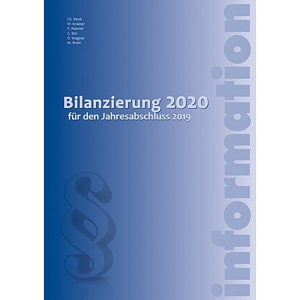 Bilanzierung 2020 (Ausgabe Österreich), Markus Brein, Christoph Denk, Wolfgang Krainer, Petra Reisner, Gunnar Sixl, Doris Wagner