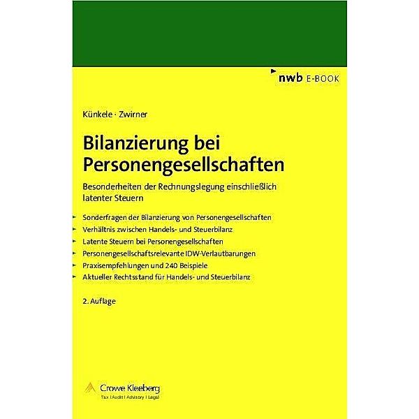 Bilanzierung bei Personengesellschaften, Kai Peter Künkele, Christian Zwirner