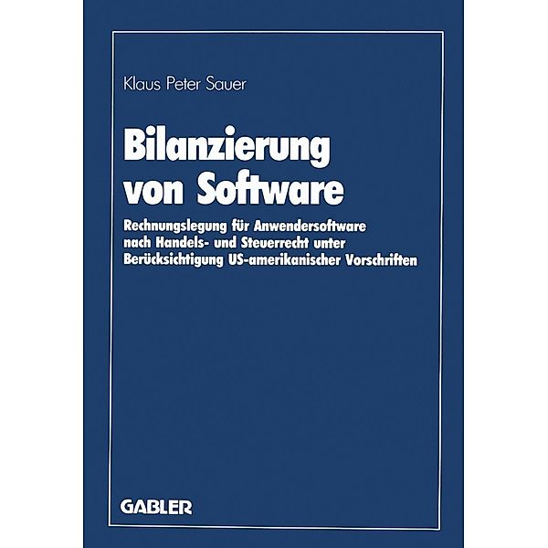 Bilanzierung von Software, Klaus Peter Sauer