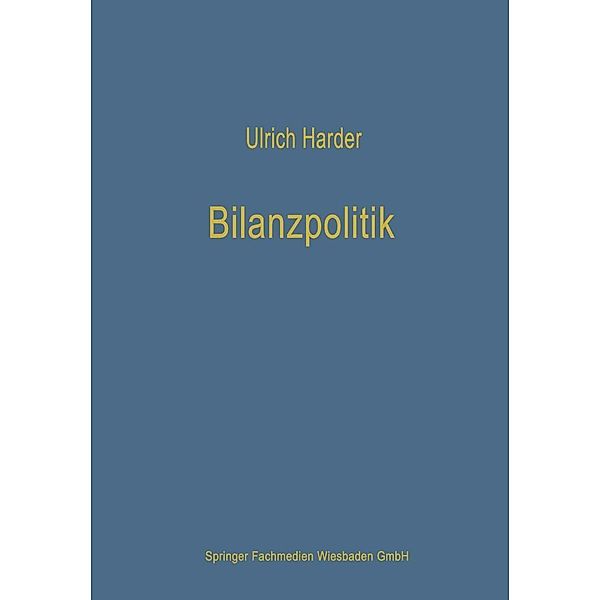Bilanzpolitik, Ulrich Harder