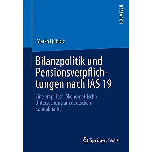 Bilanzpolitik und Pensionsverpflichtungen nach IAS 19, Marko Ljubicic
