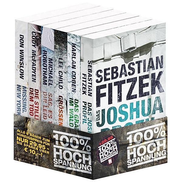 BILD am Sonntag Mega-Thriller 2020 100% HOCHSPANNUNG!, 6 Bände, Sebastian Fitzek, Harlan Coben, Lee Child