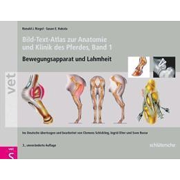 Bild-Text-Atlas zur Anatomie und Klinik des Pferdes / Schlütersche Vet, Ronald J. Riegel, Susan E. Hakola