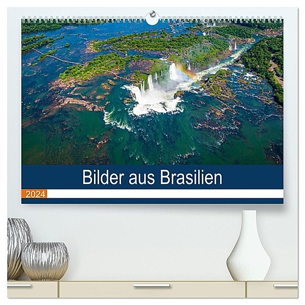 Bilder aus Brasilien (hochwertiger Premium Wandkalender 2024 DIN A2 quer), Kunstdruck in Hochglanz, Michael Fahrenbach