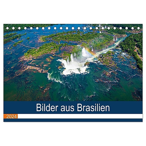 Bilder aus Brasilien (Tischkalender 2024 DIN A5 quer), CALVENDO Monatskalender, Michael Fahrenbach