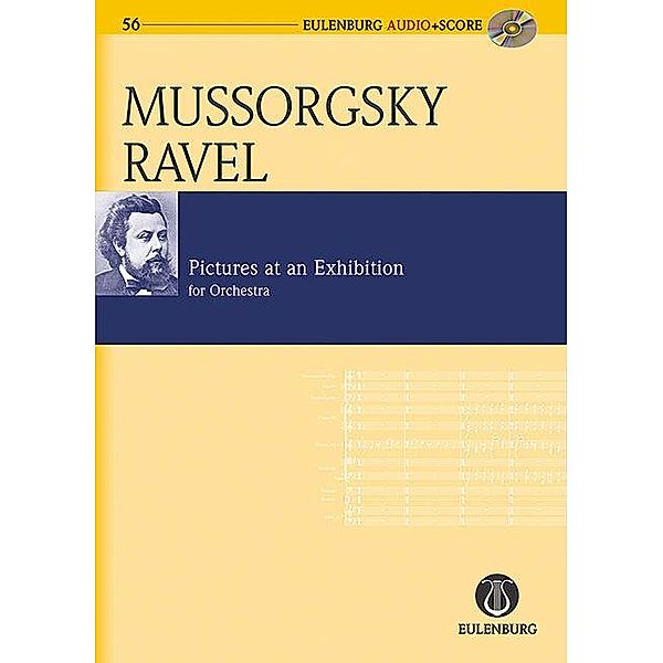 Bilder einer Ausstellung für Orchester, Instrumentation Ravel, Studienpartitur u. Audio-CD, Bilder einer Ausstellung