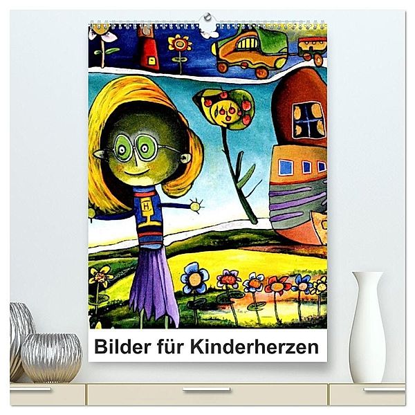 Bilder für Kinderherzen (hochwertiger Premium Wandkalender 2024 DIN A2 hoch), Kunstdruck in Hochglanz, Gertrud Scheffler