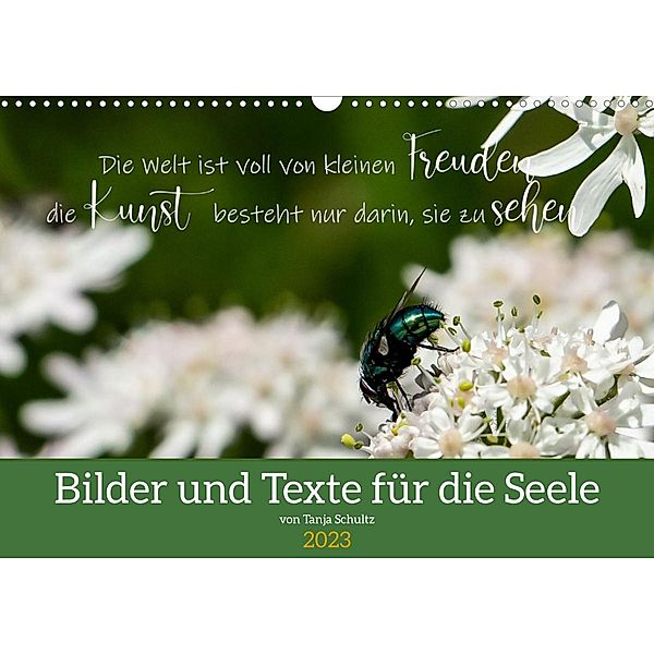 Bilder und Texte für die Seele (Wandkalender 2023 DIN A3 quer), Tanja Schultz Fotografie