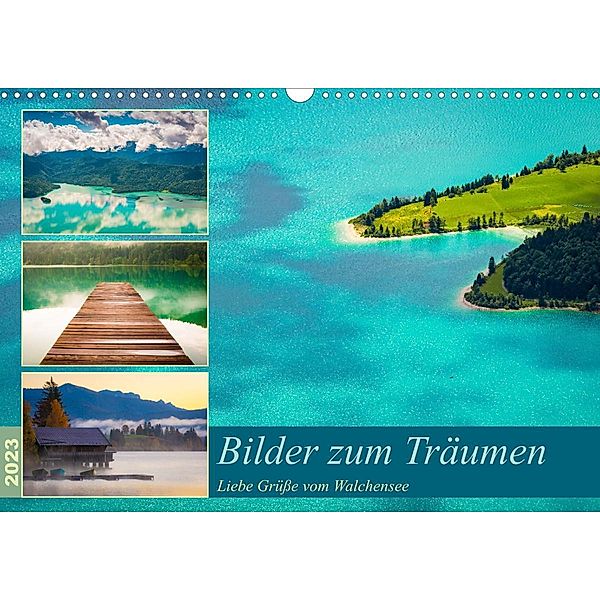 Bilder zum Träumen - Liebe Grüße vom Walchensee (Wandkalender 2023 DIN A3 quer), Martin Wasilewski