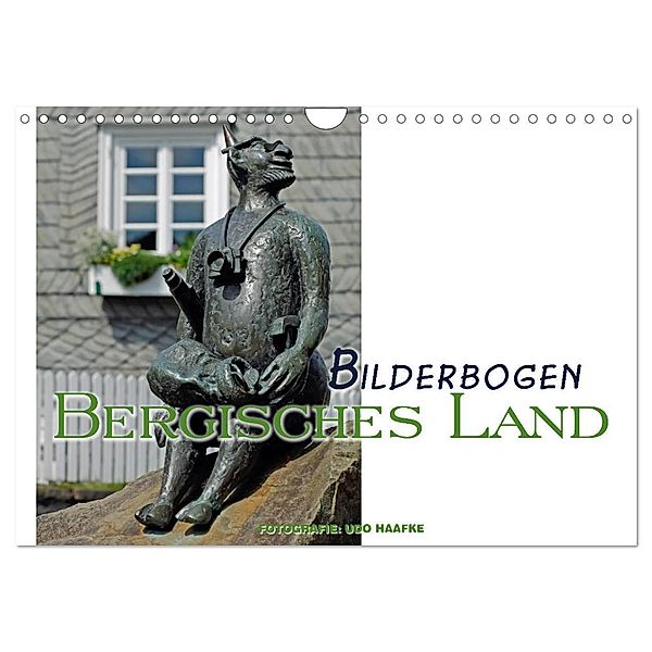 Bilderbogen Bergisches Land (Wandkalender 2025 DIN A4 quer), CALVENDO Monatskalender, Calvendo, Udo Haafke