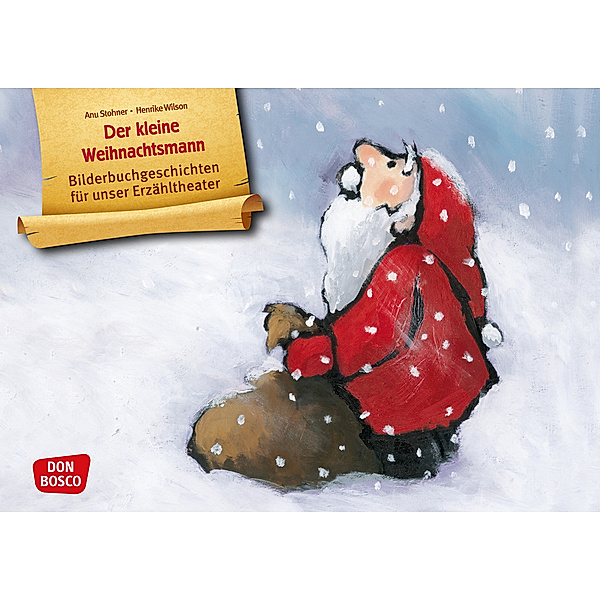 Bilderbuchgeschichten für unser Erzähltheater / Der kleine Weihnachtsmann. Kamishibai Bildkartenset., Anu Stohner