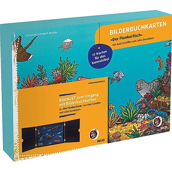 Bilderbuchkarten »Flunkerfisch« von Axel Scheffler und Julia Donaldson, Christine Sinnwell-Backes