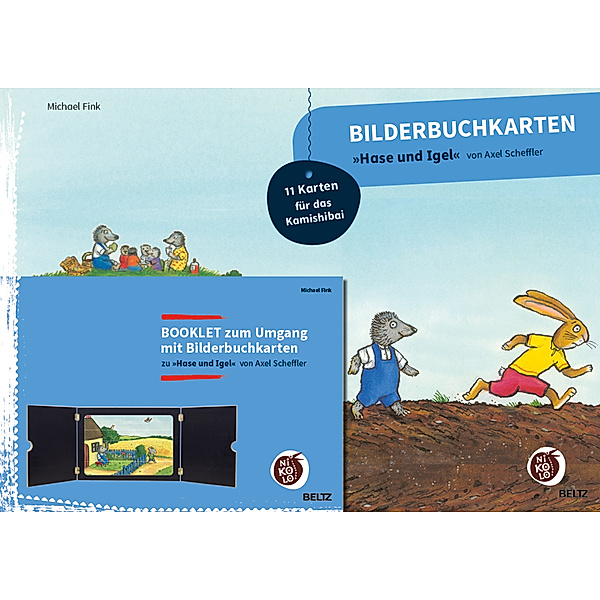 Bilderbuchkarten »Hase und Igel« von Axel Scheffler, Michael Fink