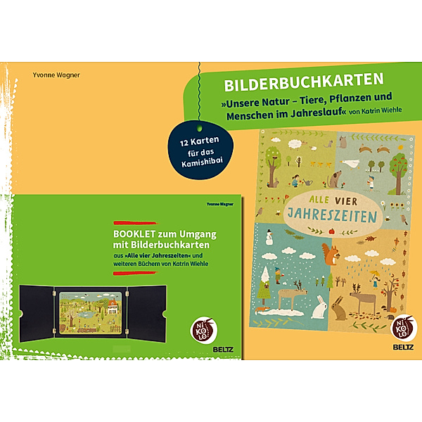 Bilderbuchkarten »Unsere Natur - Tiere, Pflanzen und Menschen im Jahreslauf« von Katrin Wiehle, Yvonne Wagner