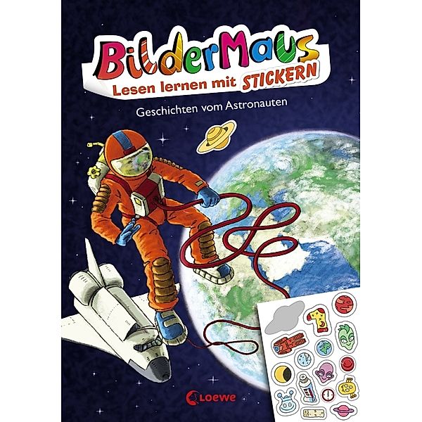 Bildermaus - Lesen lernen mit Stickern - Geschichten vom Astronauten, Thilo