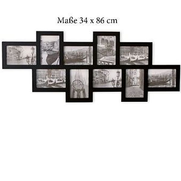 Bilderrahmen Collage schwarz 10-fach bestellen | Weltbild.at