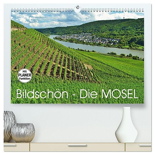 Bildschön - Die Mosel (hochwertiger Premium Wandkalender 2025 DIN A2 quer), Kunstdruck in Hochglanz, Calvendo, Jutta Heusslein