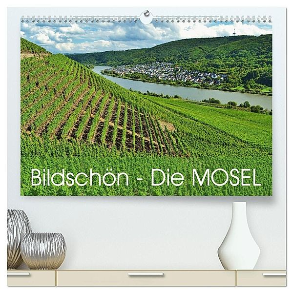 Bildschön - Die Mosel (hochwertiger Premium Wandkalender 2025 DIN A2 quer), Kunstdruck in Hochglanz, Calvendo, Jutta Heusslein