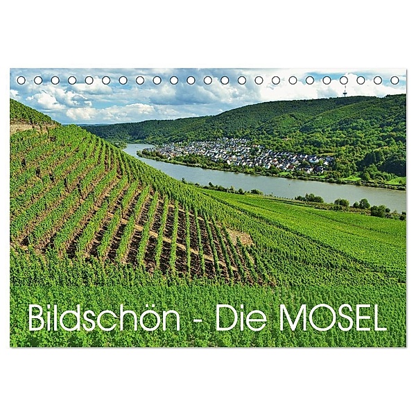 Bildschön - Die Mosel (Tischkalender 2024 DIN A5 quer), CALVENDO Monatskalender, Jutta Heusslein