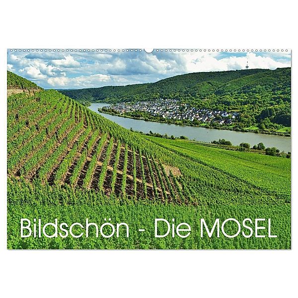 Bildschön - Die Mosel (Wandkalender 2024 DIN A2 quer), CALVENDO Monatskalender, Jutta Heusslein