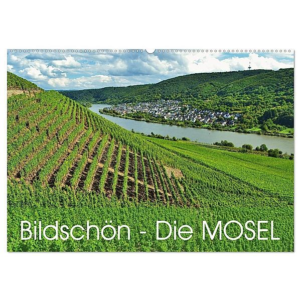 Bildschön - Die Mosel (Wandkalender 2024 DIN A2 quer), CALVENDO Monatskalender, Jutta Heußlein