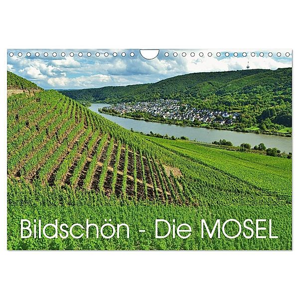 Bildschön - Die Mosel (Wandkalender 2024 DIN A4 quer), CALVENDO Monatskalender, Jutta Heusslein
