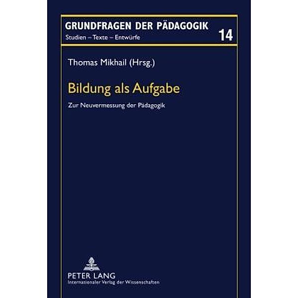 Bildung als Aufgabe