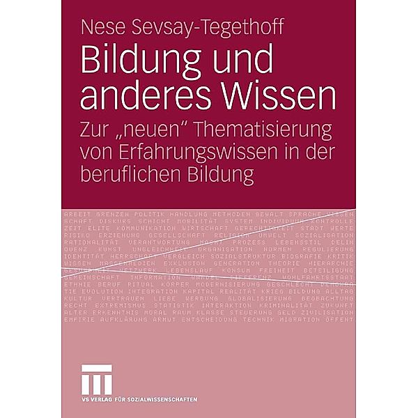 Bildung und anderes Wissen, Nese Sevsay-Tegethoff