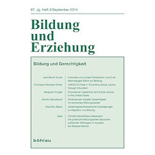 Bildung und Gerechtigkeit, Eva Matthes