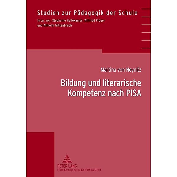 Bildung und literarische Kompetenz nach PISA, Martina von Heynitz